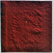 Red Velveteen quilt
