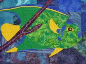 Fish Closeup- quilt for sale